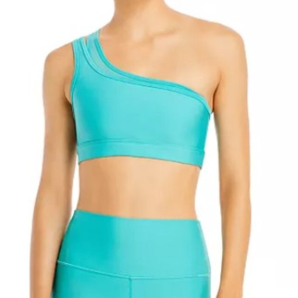 Alo Yoga Airlift Excite Sports Bra S Ocean Teal Perfect Condition - Picture 2 of 3